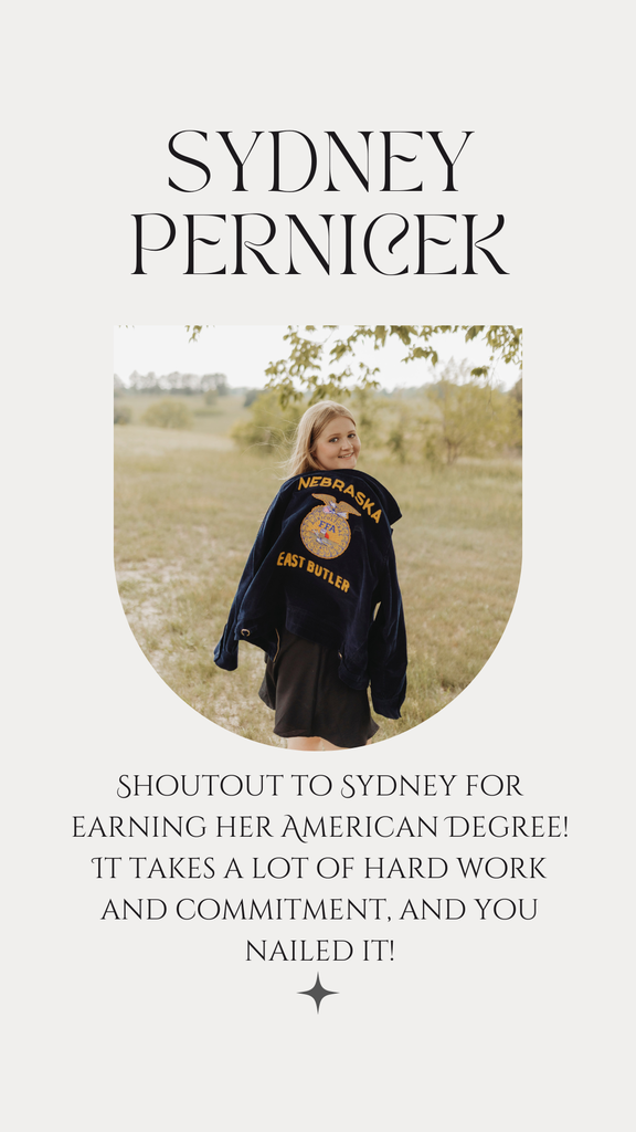 Sydney Pernicek - American Degree