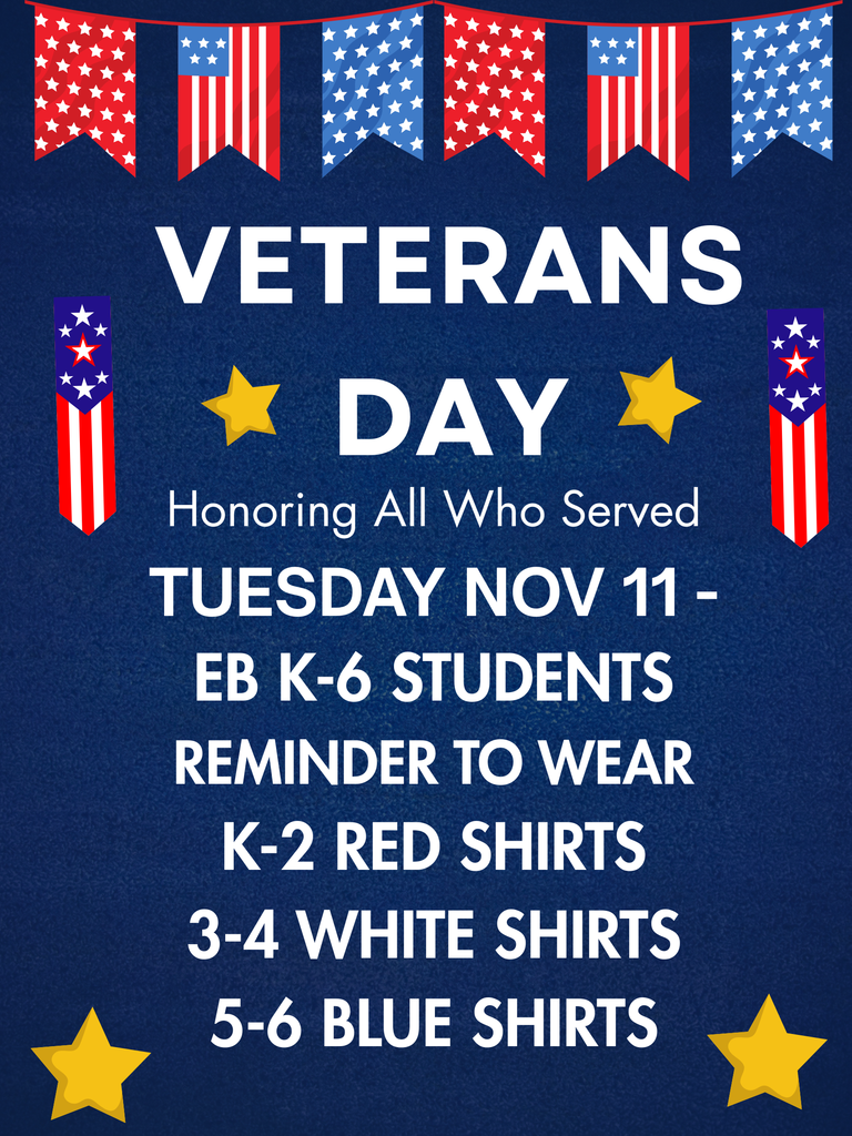 Navy Modern Veterans Day Poster