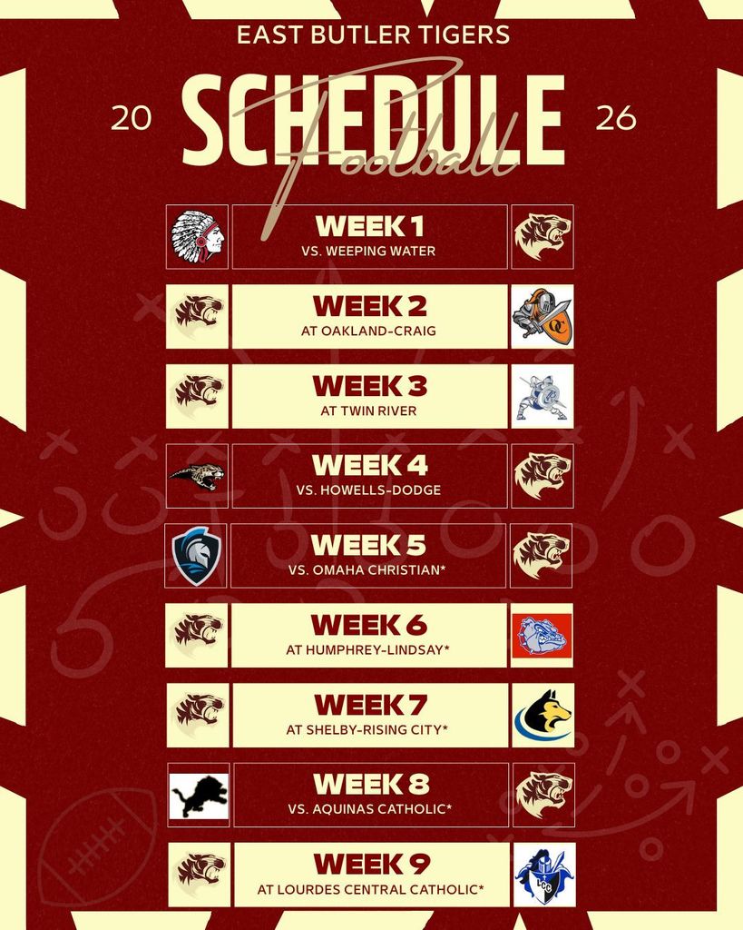 EB 2026 FB Schedule