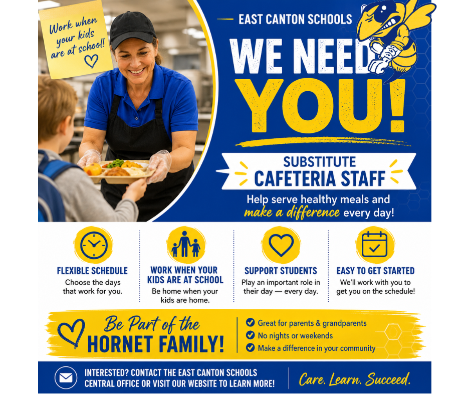 cafeteria sub hiring graphic 