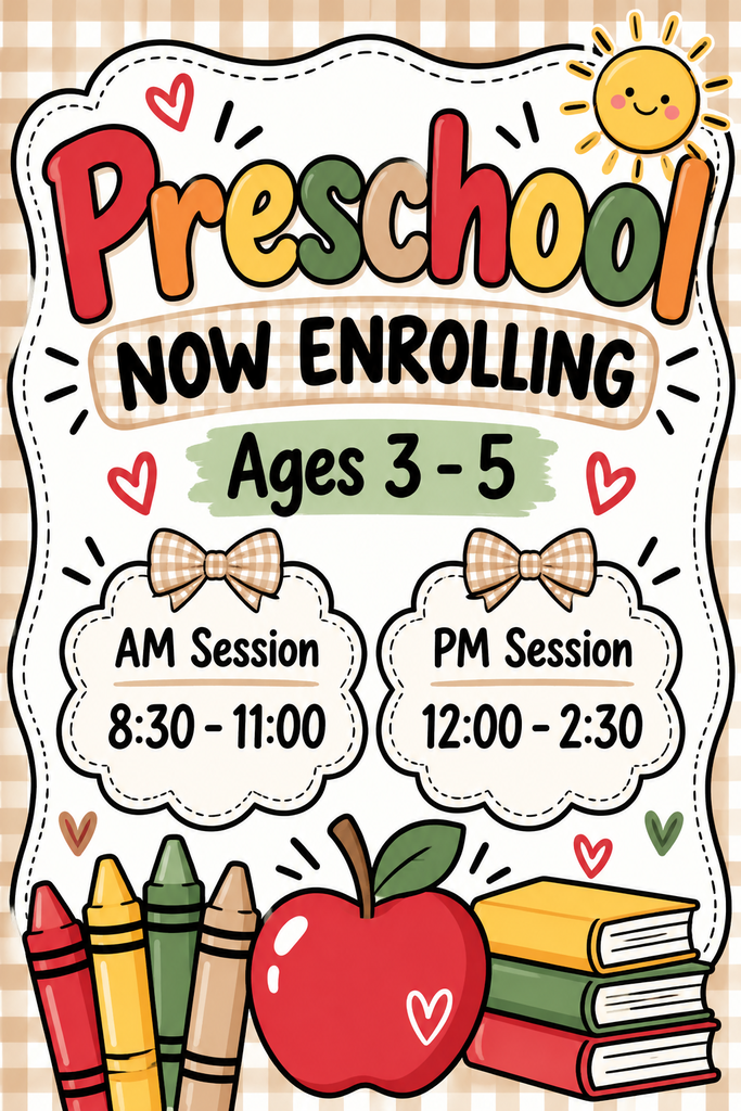preschool now enrolling