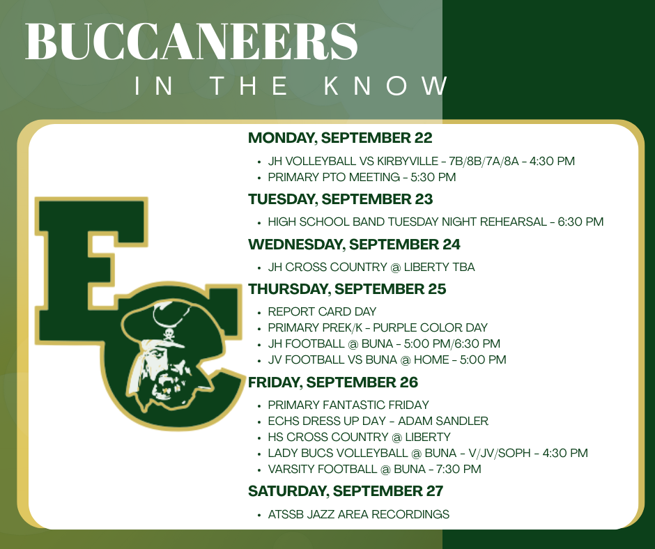 calendar of events