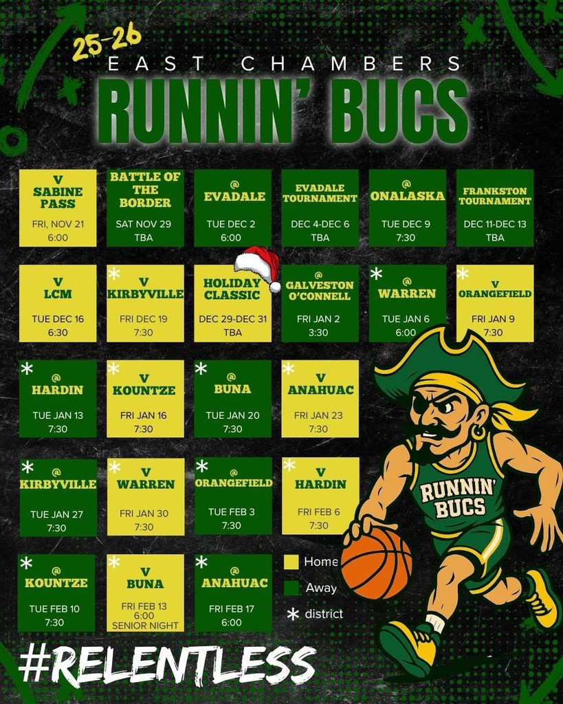 2025-2026 Runnin Bucs Basketball 