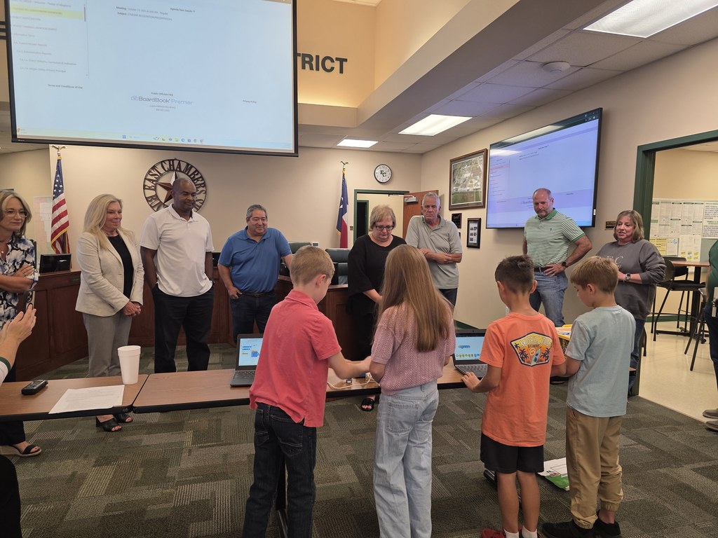 Students presenting