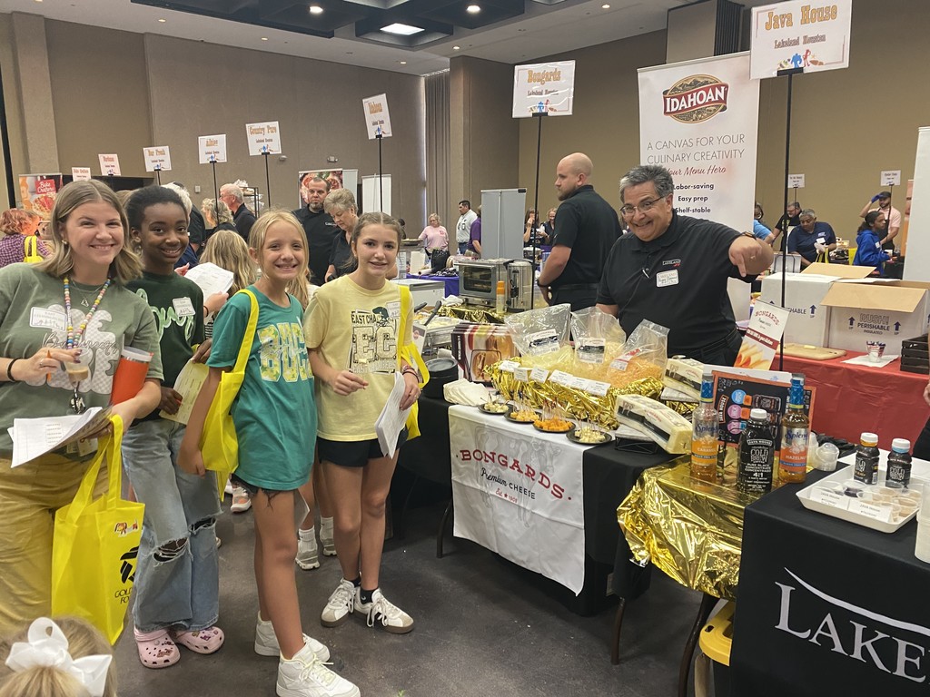 Vendor with students