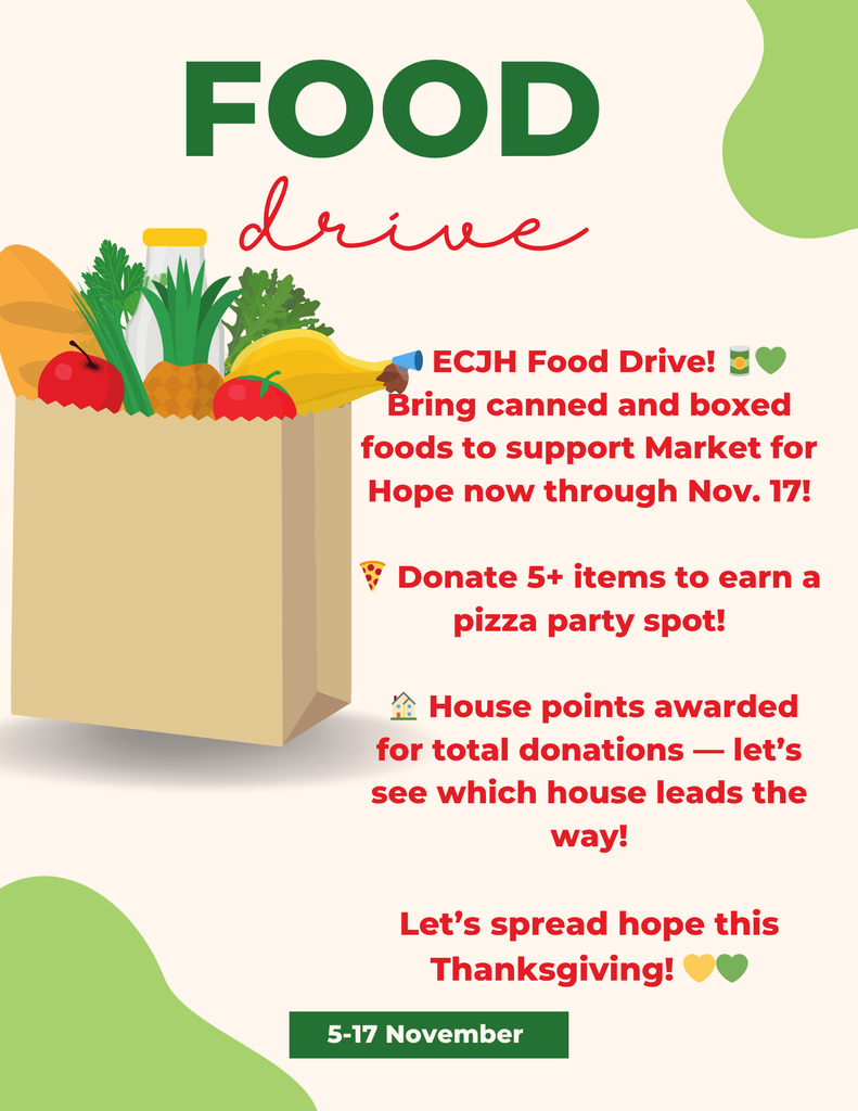 ECJH Food Drive!