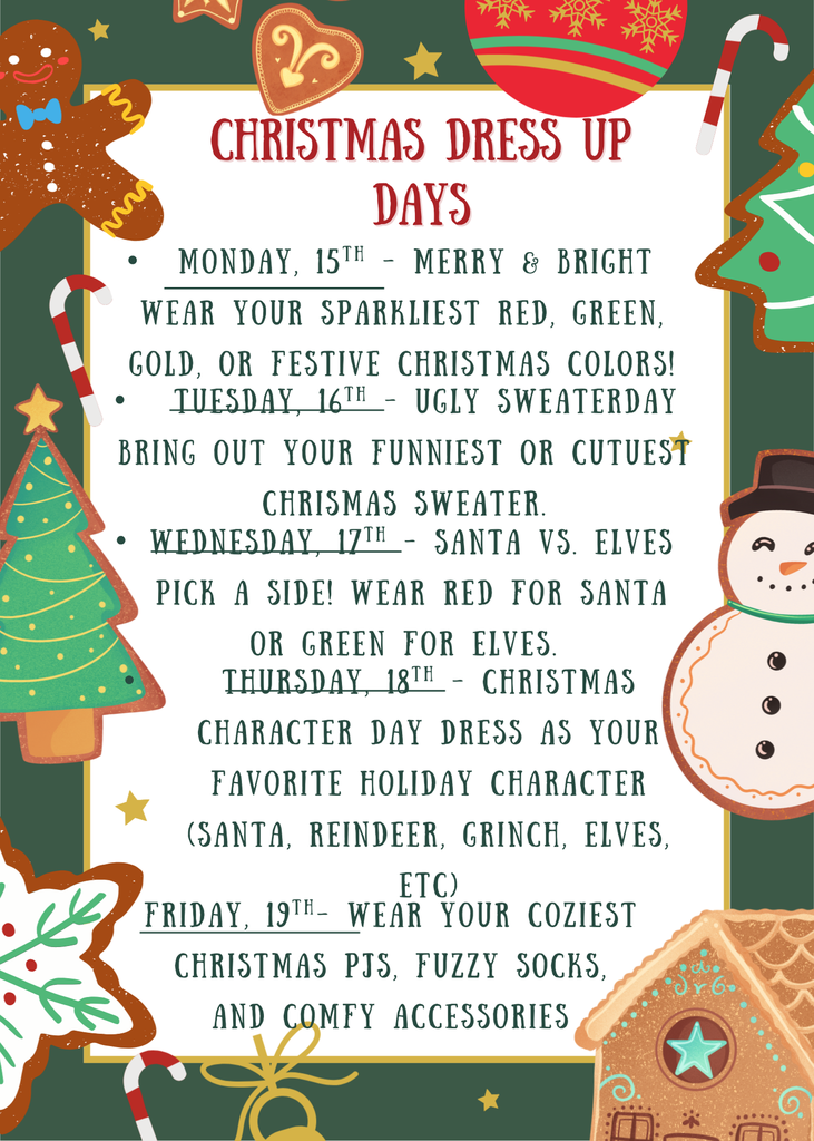 STUCO Dress up days