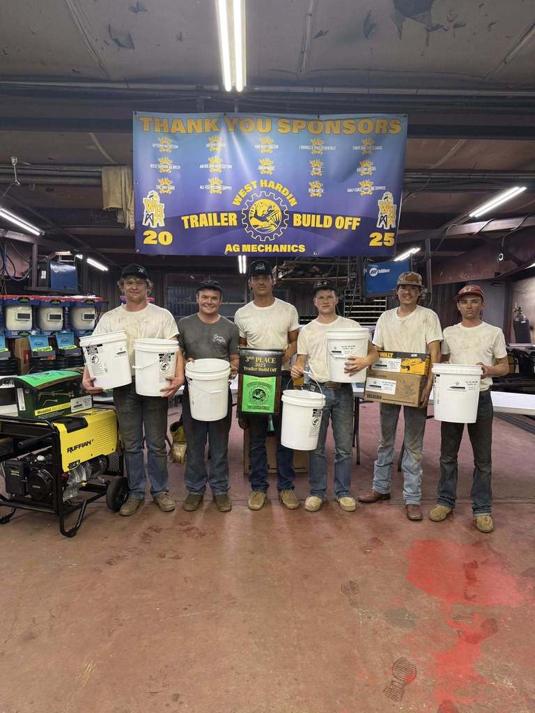 ag mechanics students