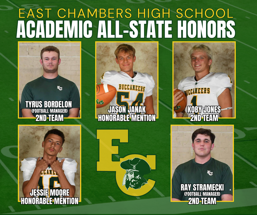 Academic All-State Honors - football