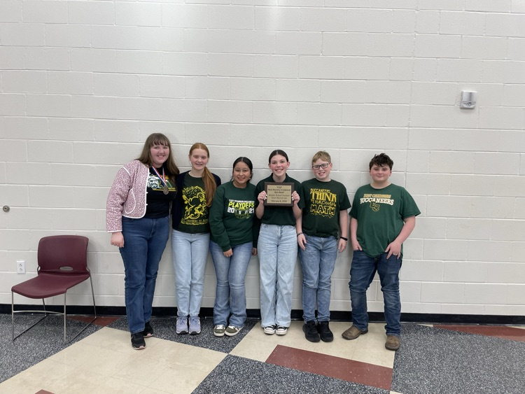 Middle School Quiz Bowl Team Runner Up