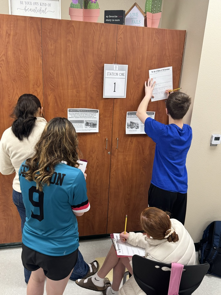 Group work at stations! 