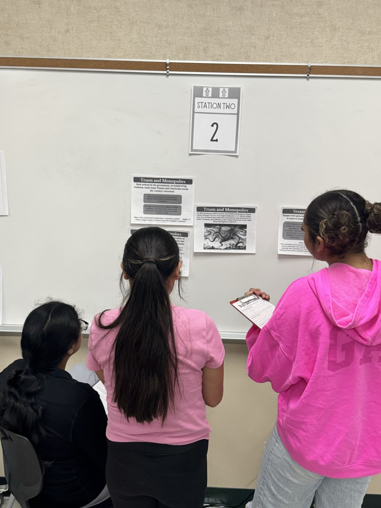 Group work at stations! 