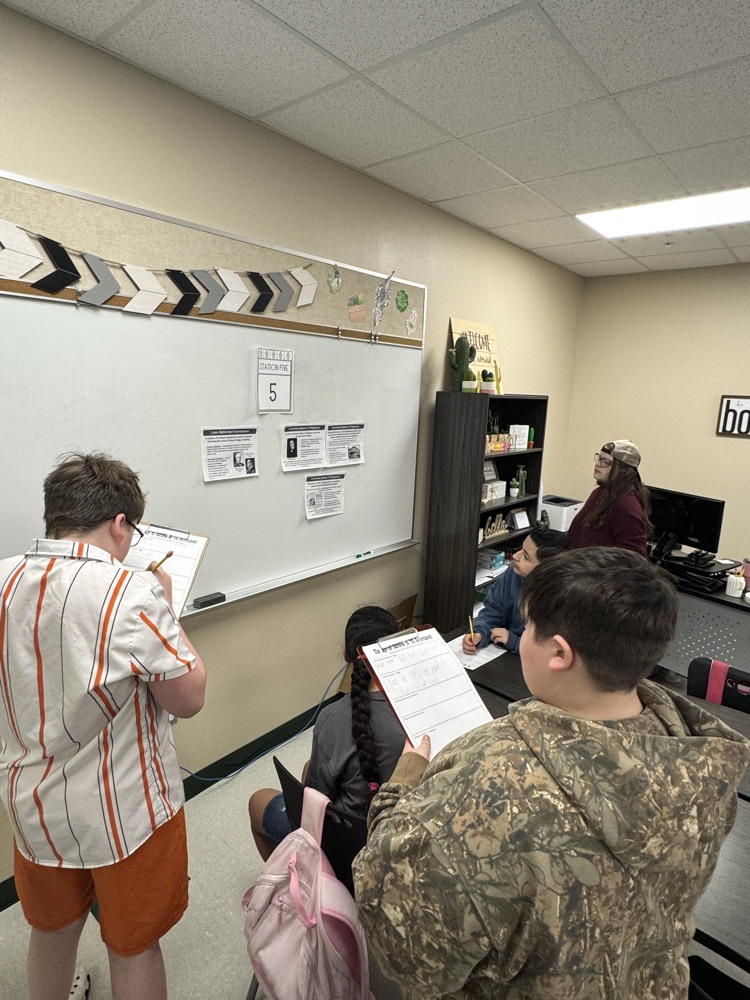 Group work at stations! 