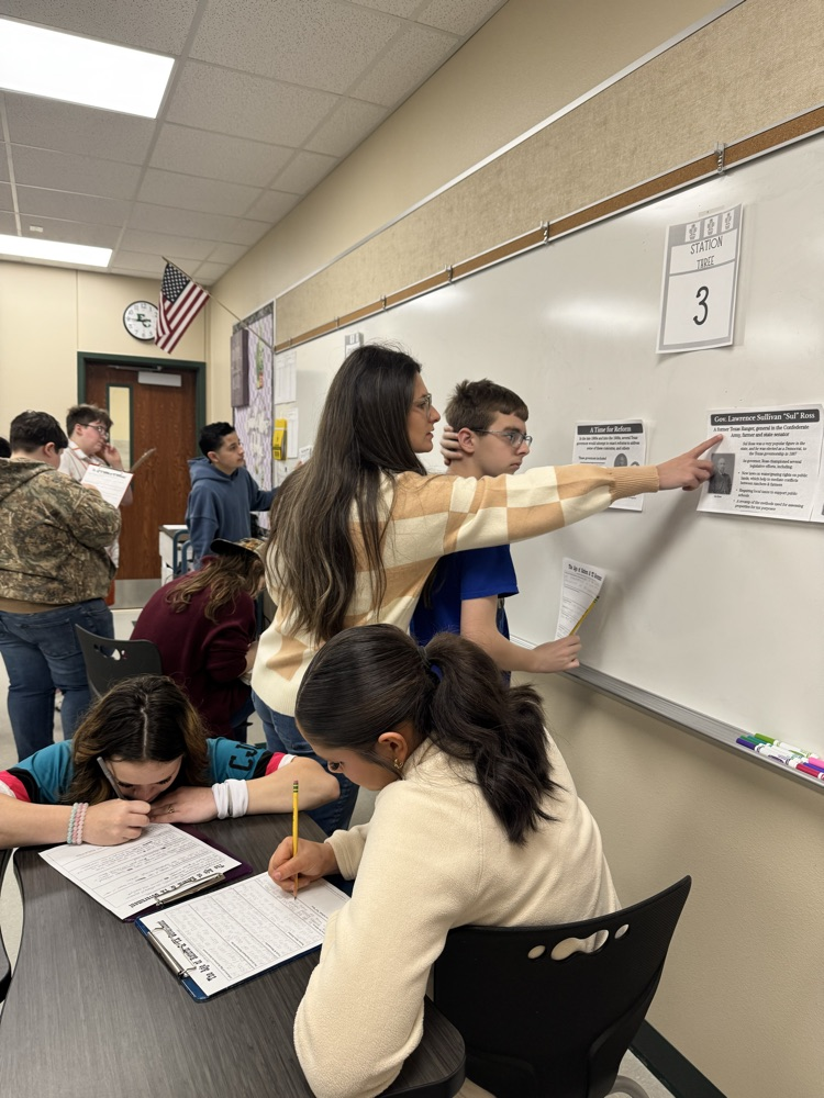 Group work at stations! 