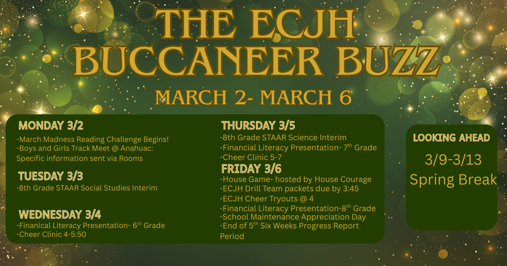 The ECJH Buccaneer Buzz