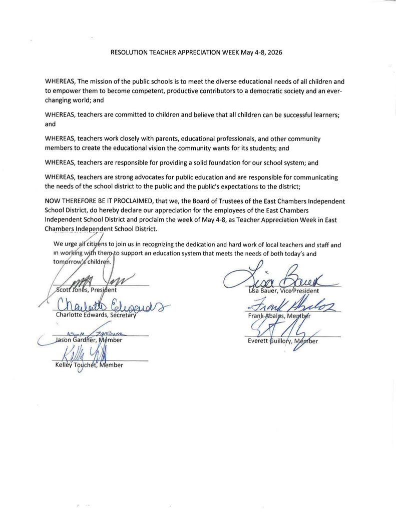 Teacher Appreciation Week