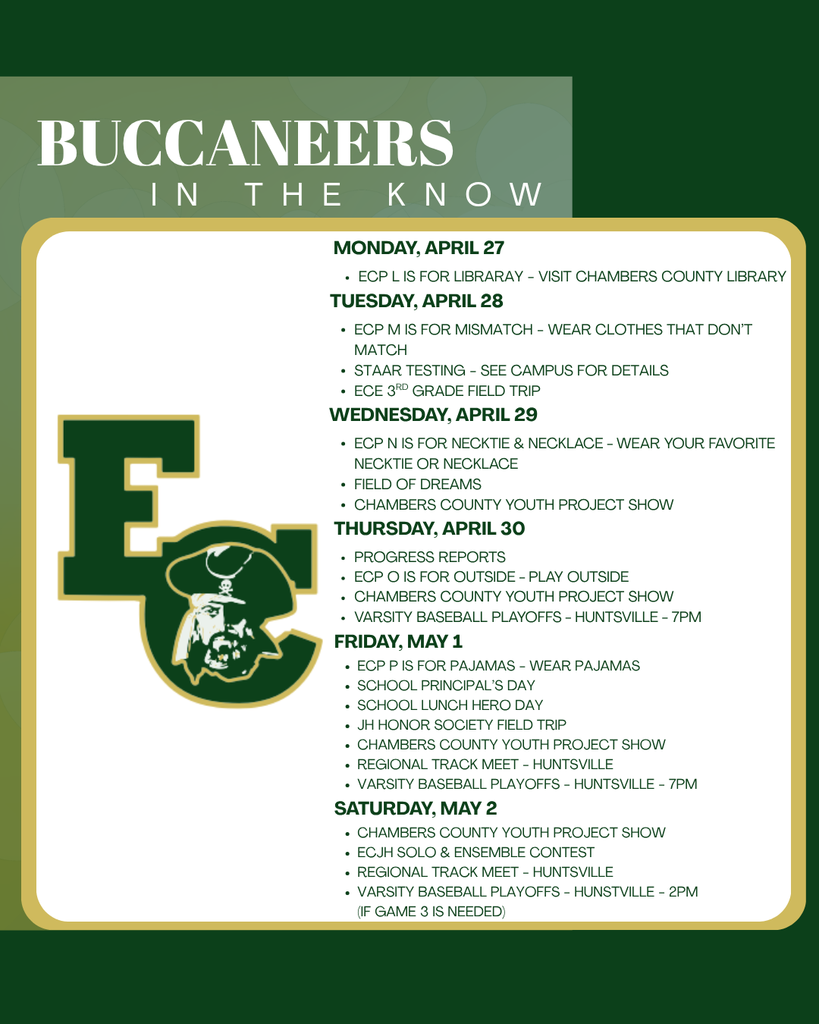 calendar of events