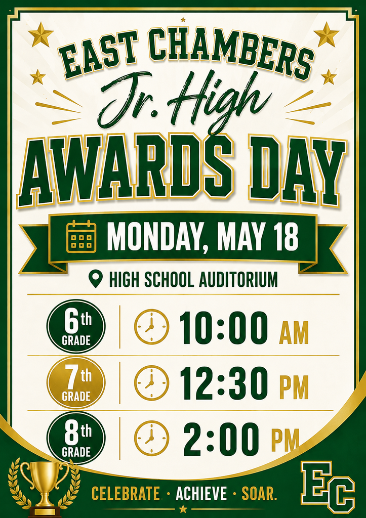 ECJH Awards Day Flyer