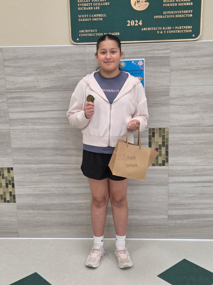 April Student of the Month