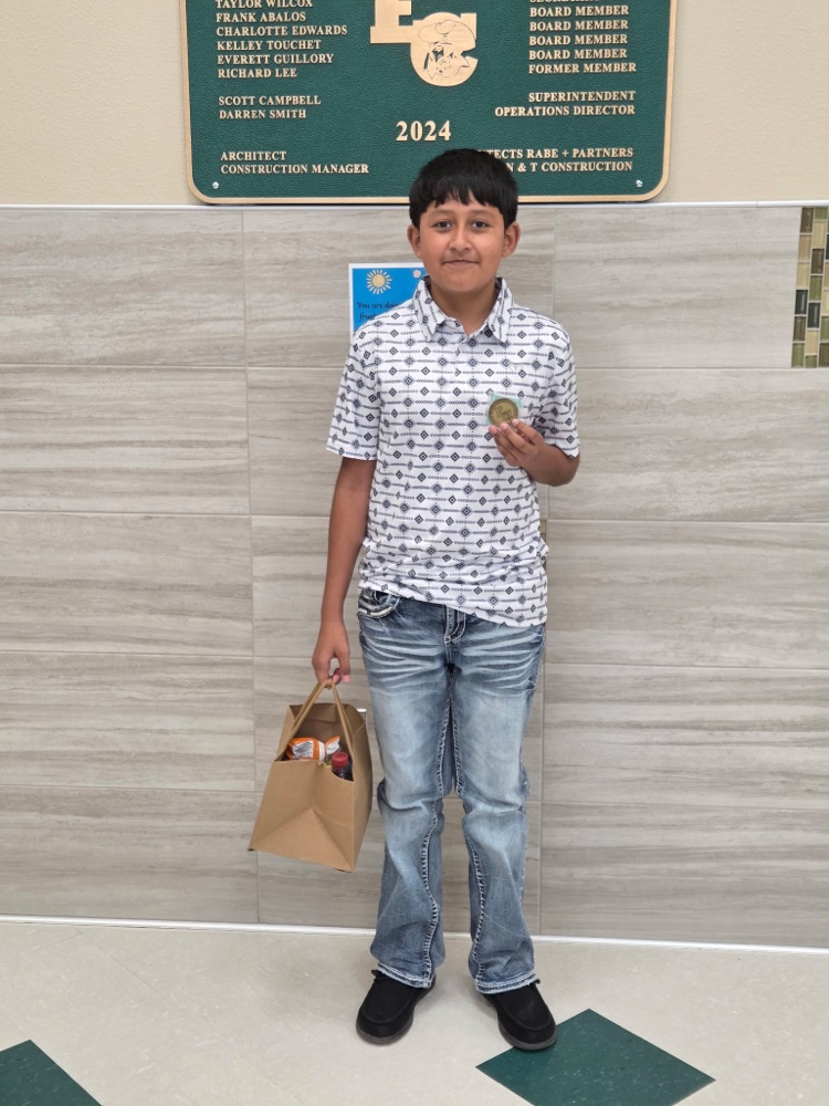 April Student of the Month