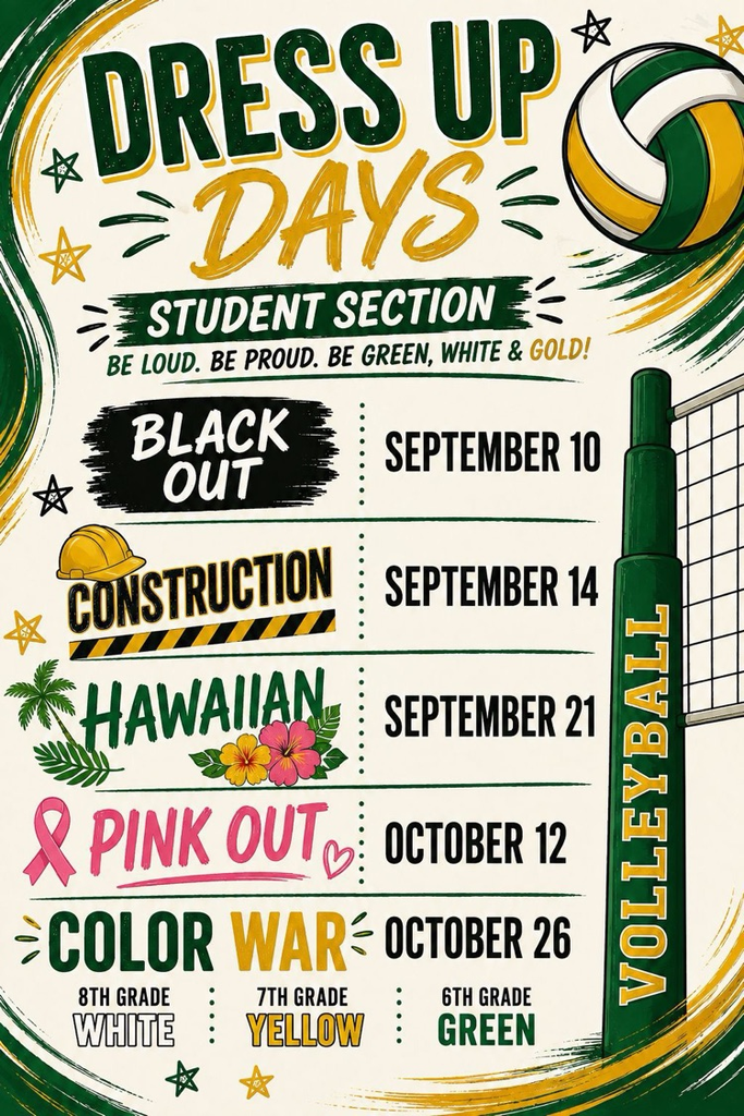 student section dress up days