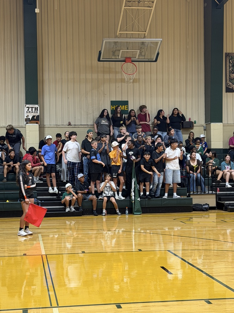 student section volleyball game