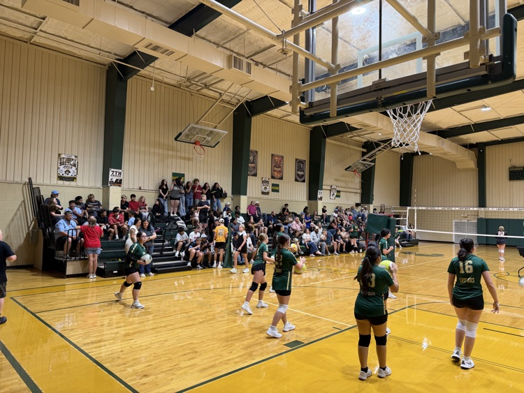 volleyball game against Warren