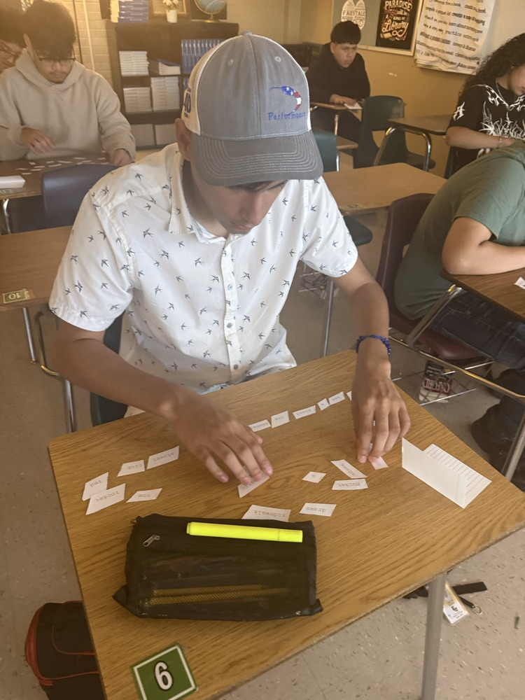 student working