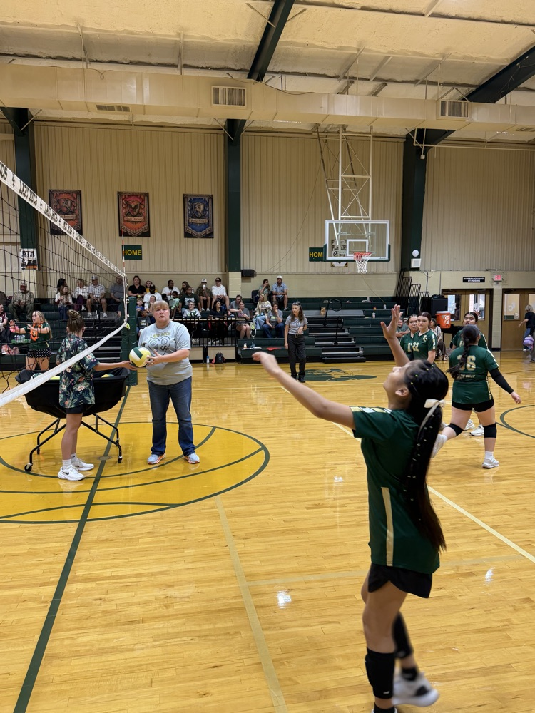 ECJh volleyball game versus Tarkington