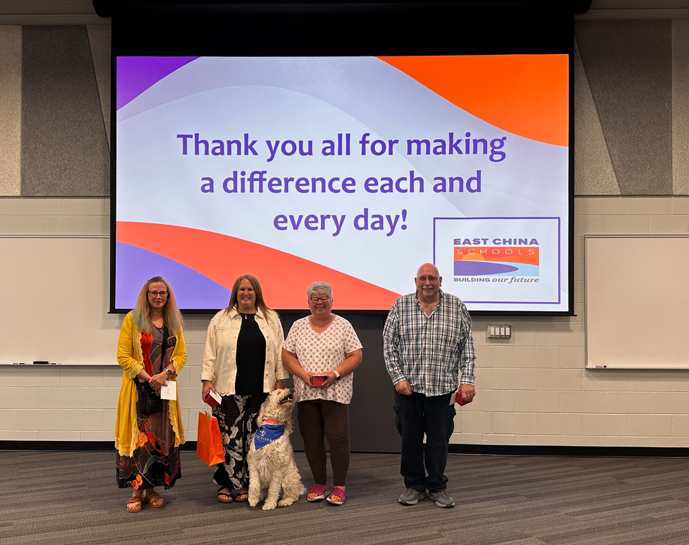 Retirees at Board meeting