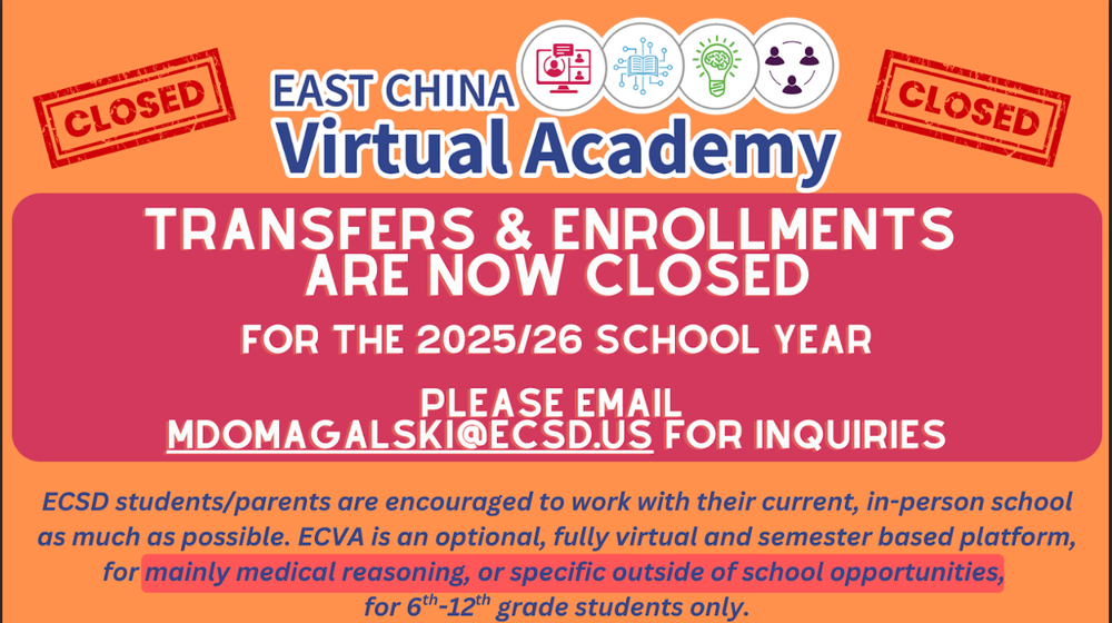 ECVA Transfers = CLOSED