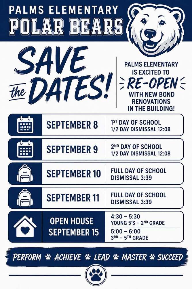 Save The Dates @ Palms