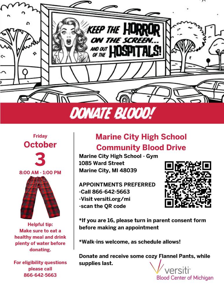 MCHS Blood Drive