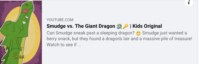 Smudge vs the Giant Dragon