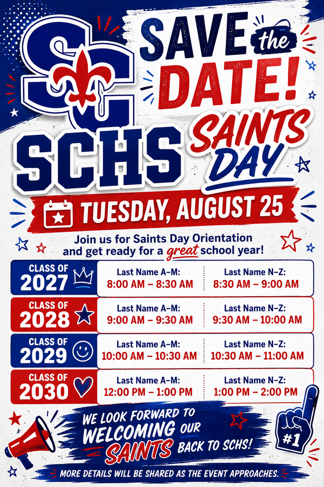 Saints Day Save the Date