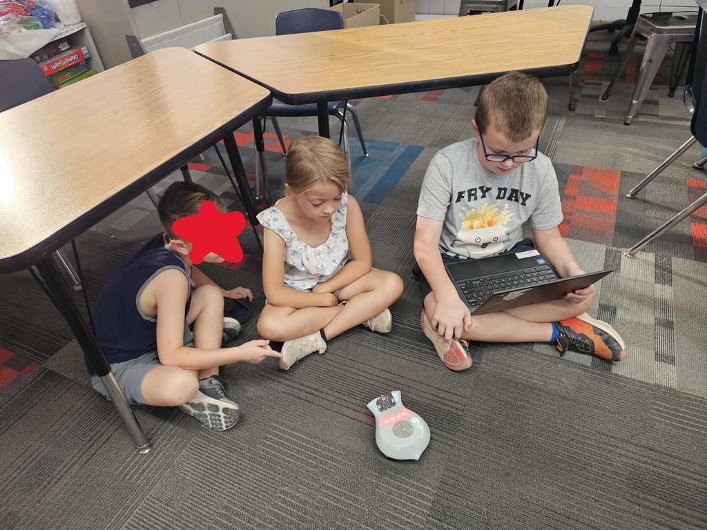 Students seeing what the Finchbot can do