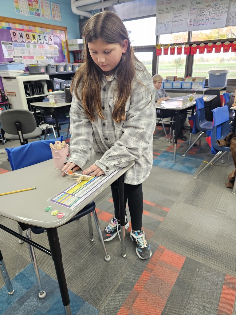 Student ready to let the pumpkin fly!