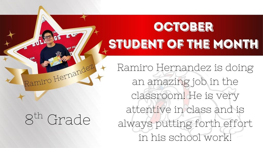 Ramiro earned the 5-8 honor for October