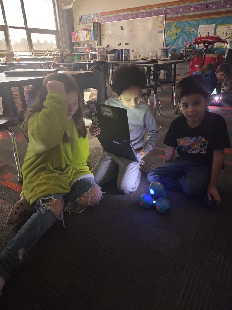 Students making Dash light up