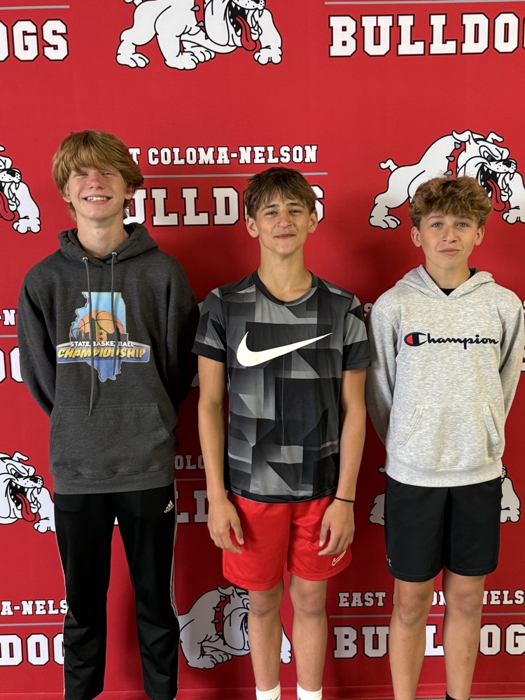 (L-R) Easton Kendrick, Camden Schick, and Lucas Mammosser 