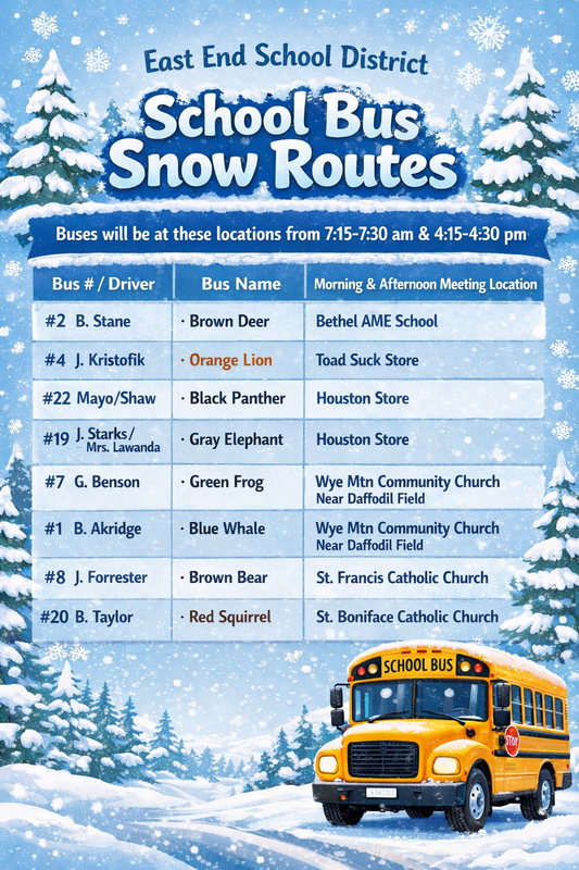 EESD Snow Routes