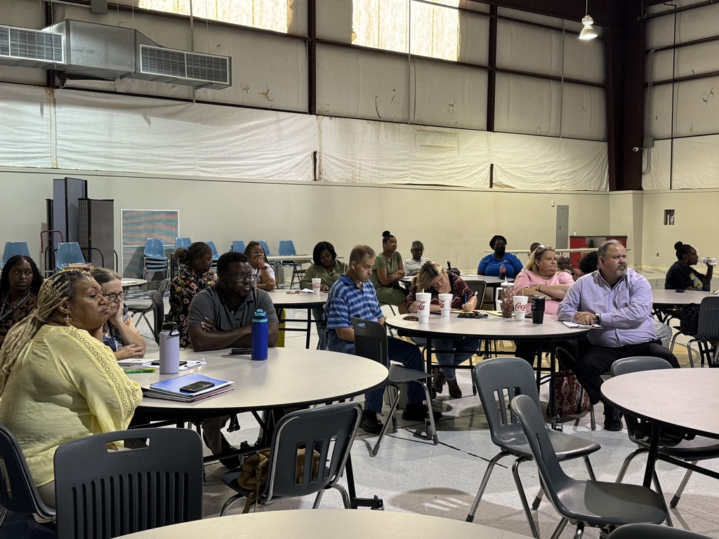 People listening during a training.