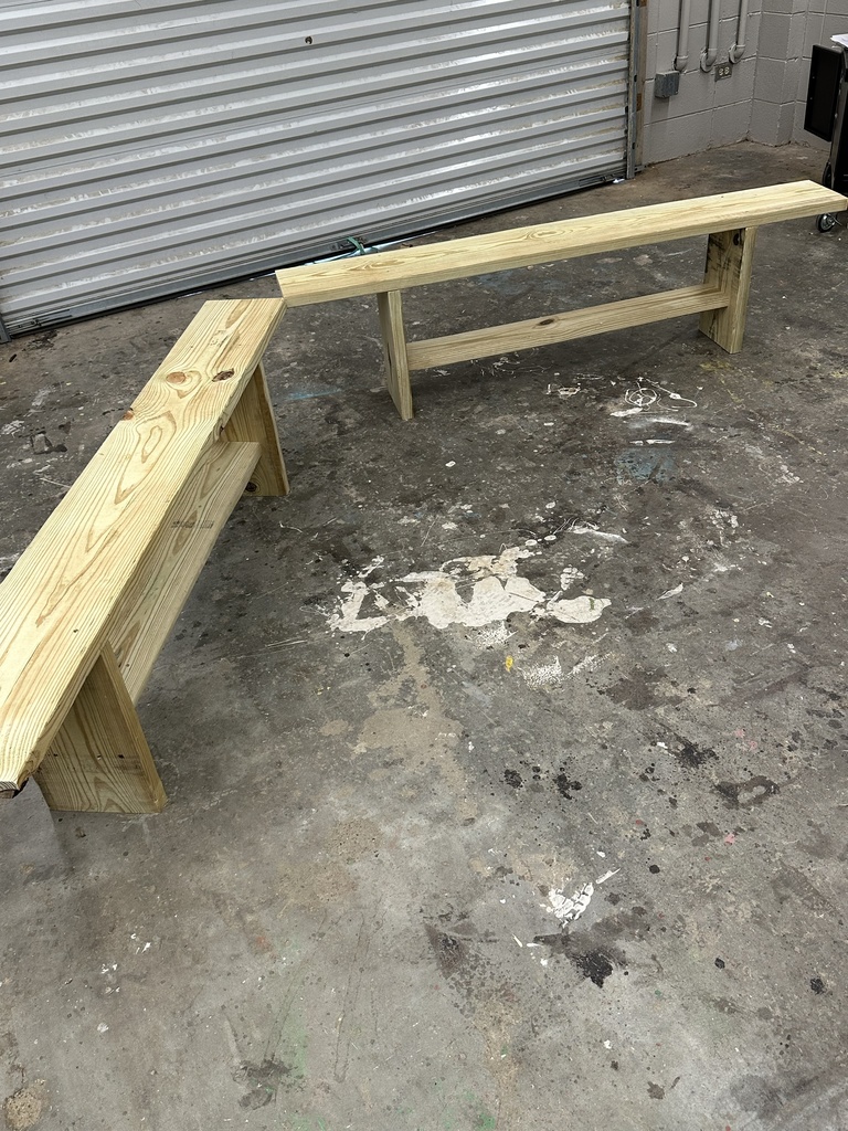 Finished benches!