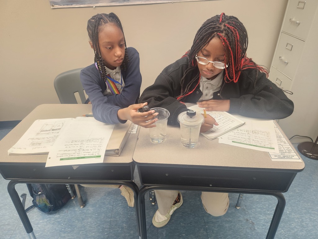 Students testing lids.
