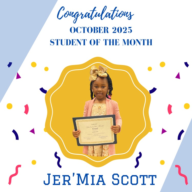 Quad Area Head Start Student of the Month 