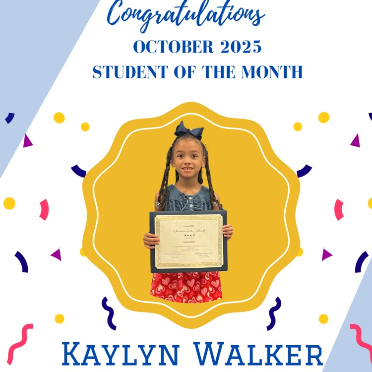 Clinton Elementary School Student of the Month 
