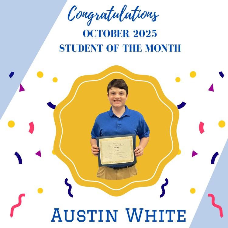 East Feliciana Middle School Student of the Month 