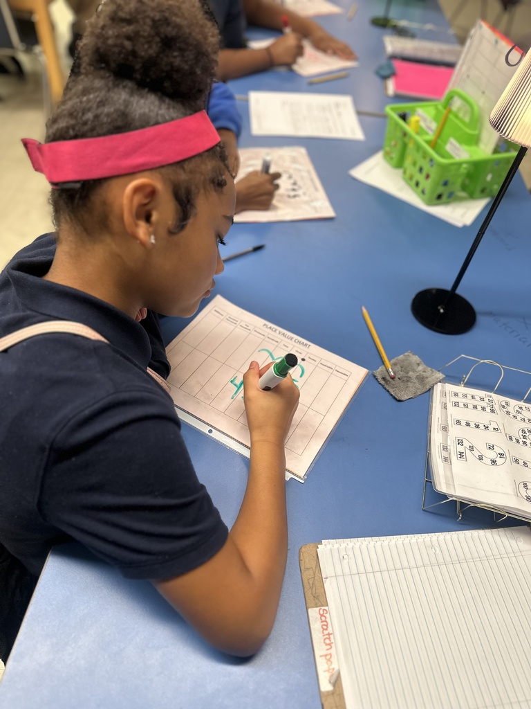 Students at CES doing conversions.