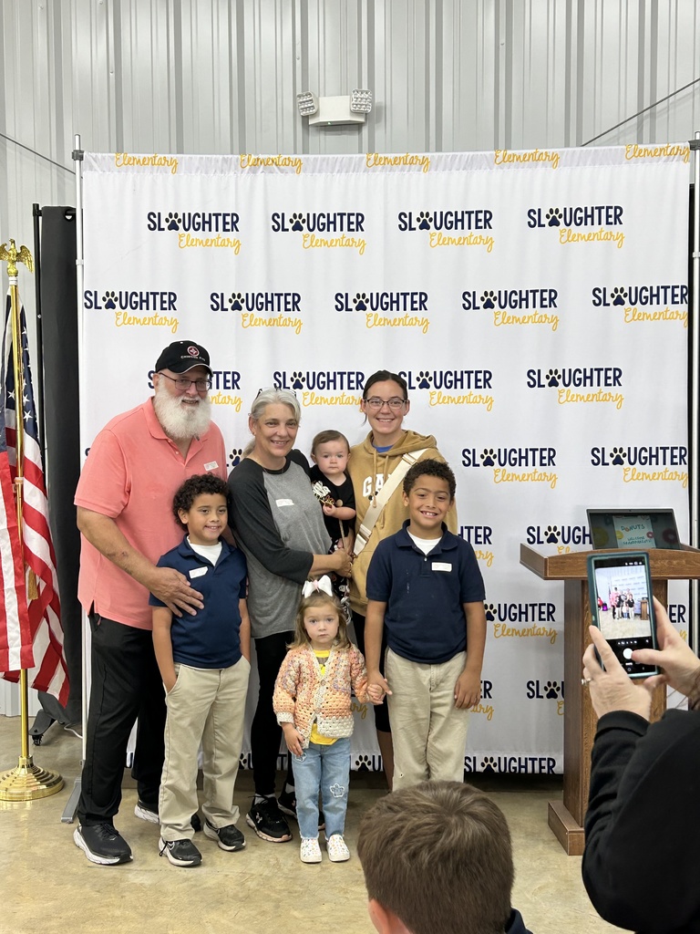 Family takes a photo