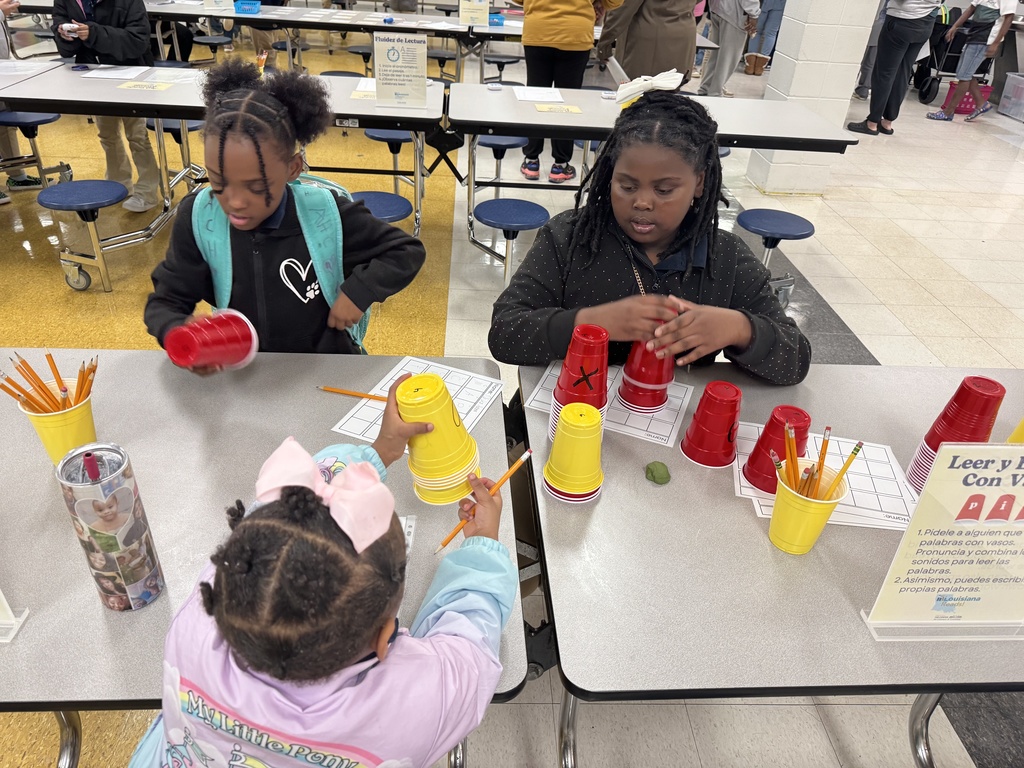 Students participate in literacy night.